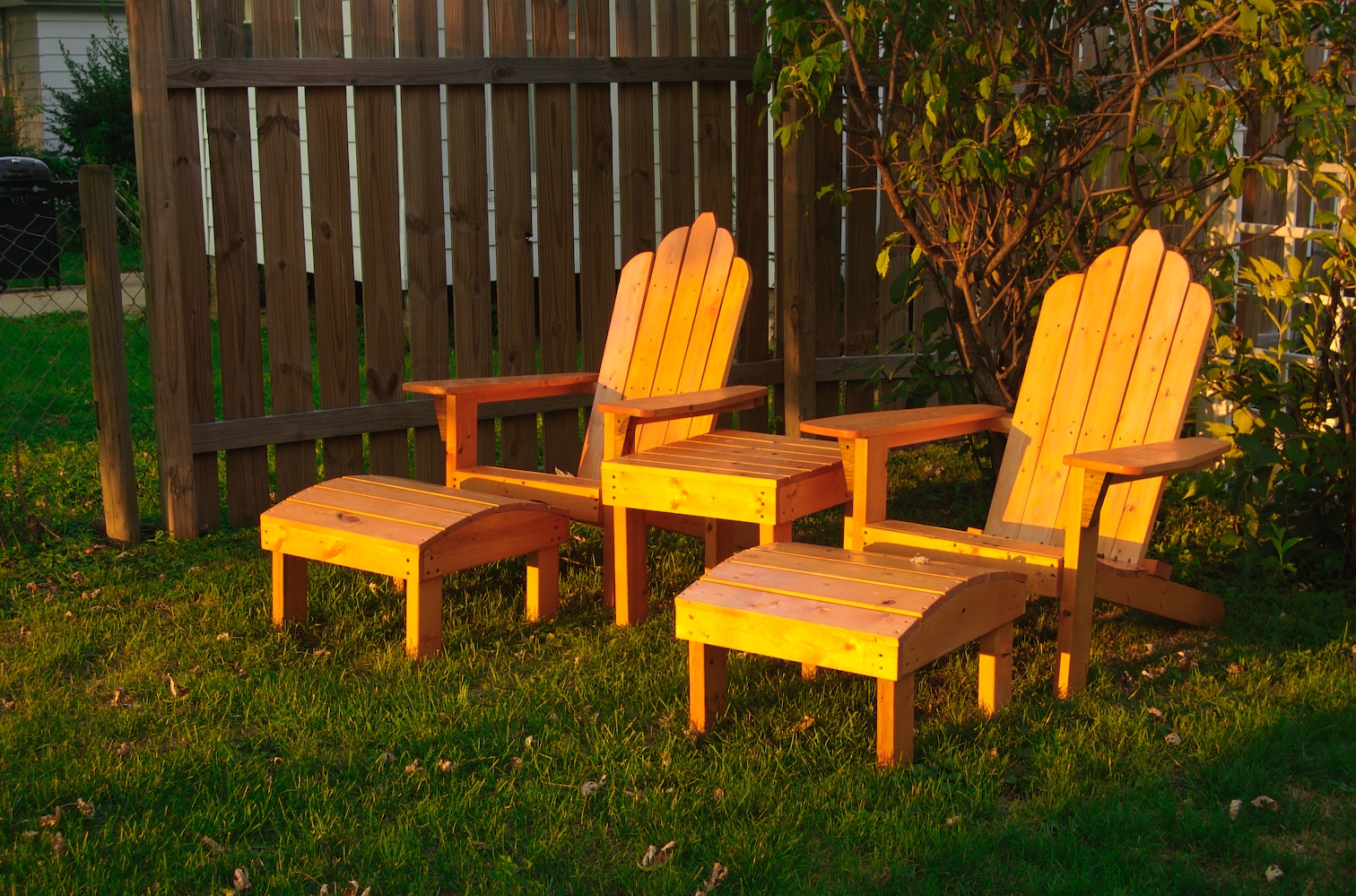 Adirondack chairs
