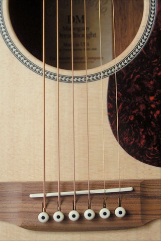 iPhone Wallpaper: Acoustic Guitar