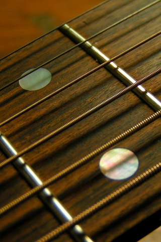 iPhone Wallpaper: Guitar Fretboard