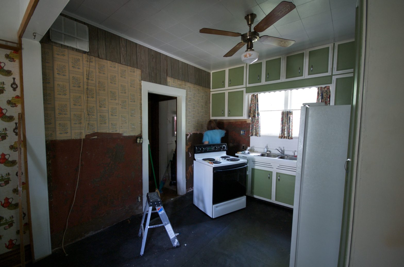 The Work Begins: Kitchen