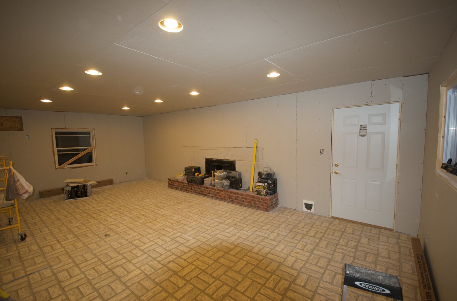 Drywall is complete!