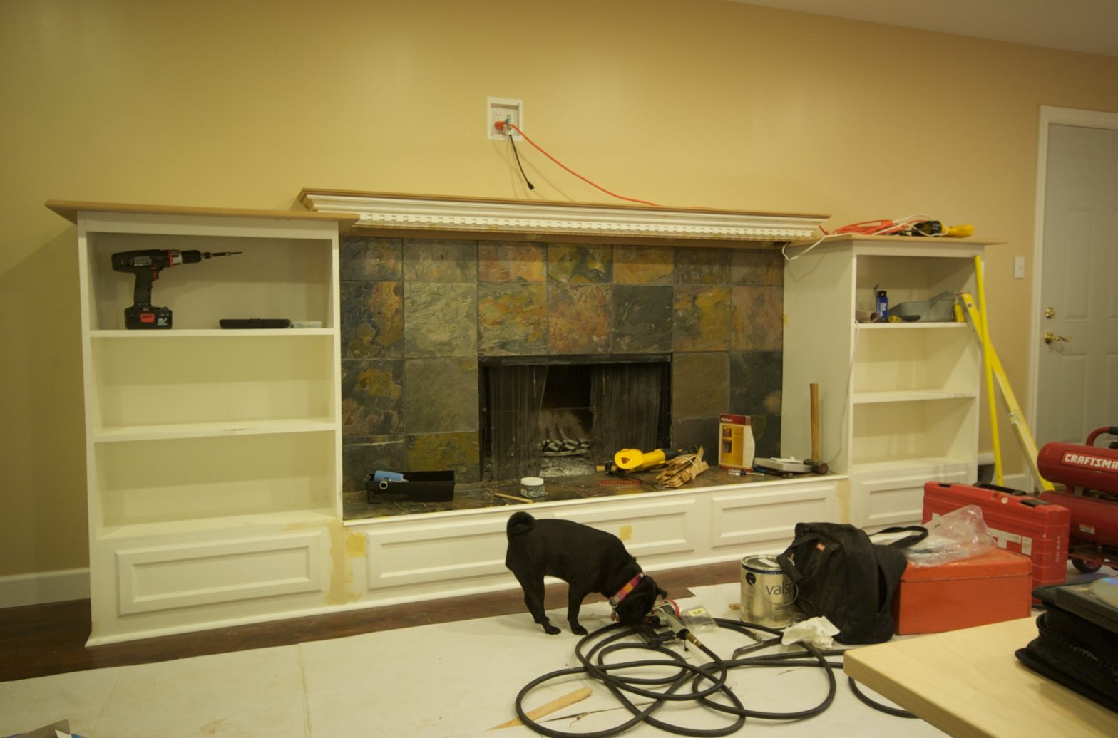 Fireplace is almost done!