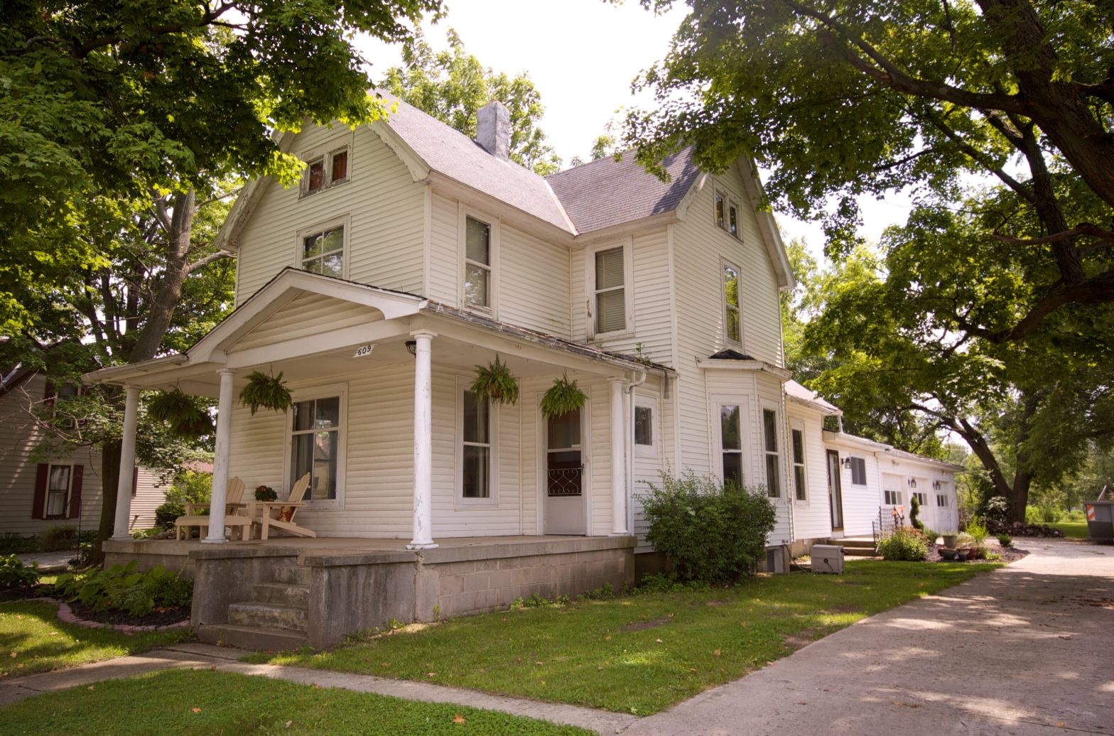 House exterior: Before