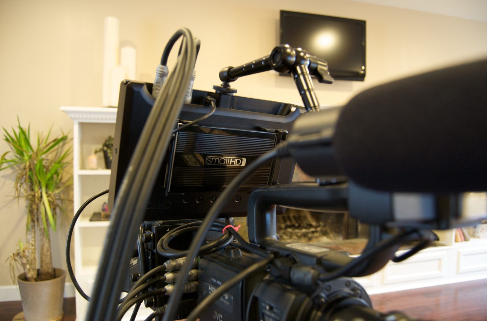 JVC GY-HD110u with SmallHD DP1