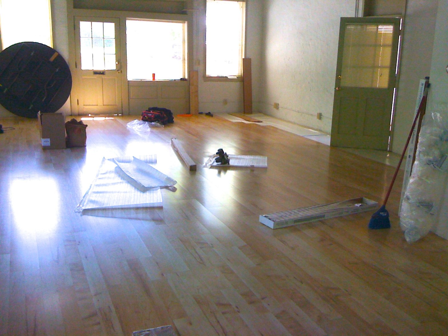 Office Floor going in!