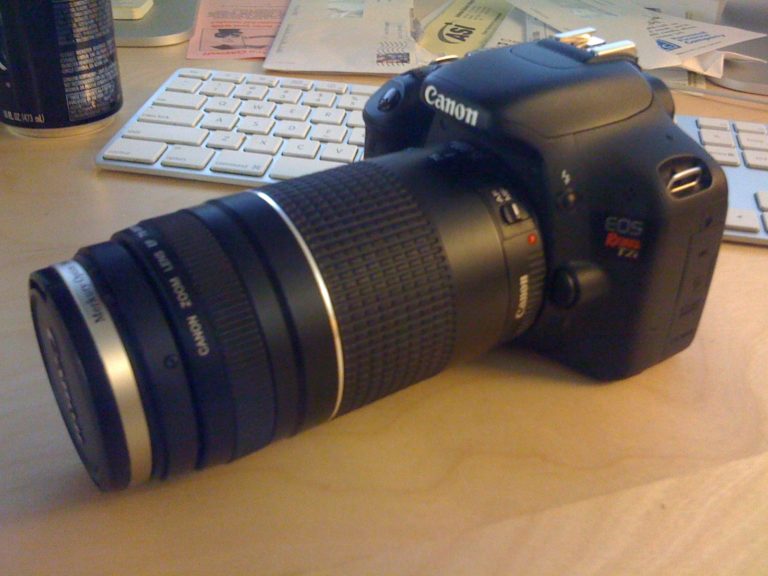 Canon T2i 550D with Canon EF75-300mm 1:4-5.6 III