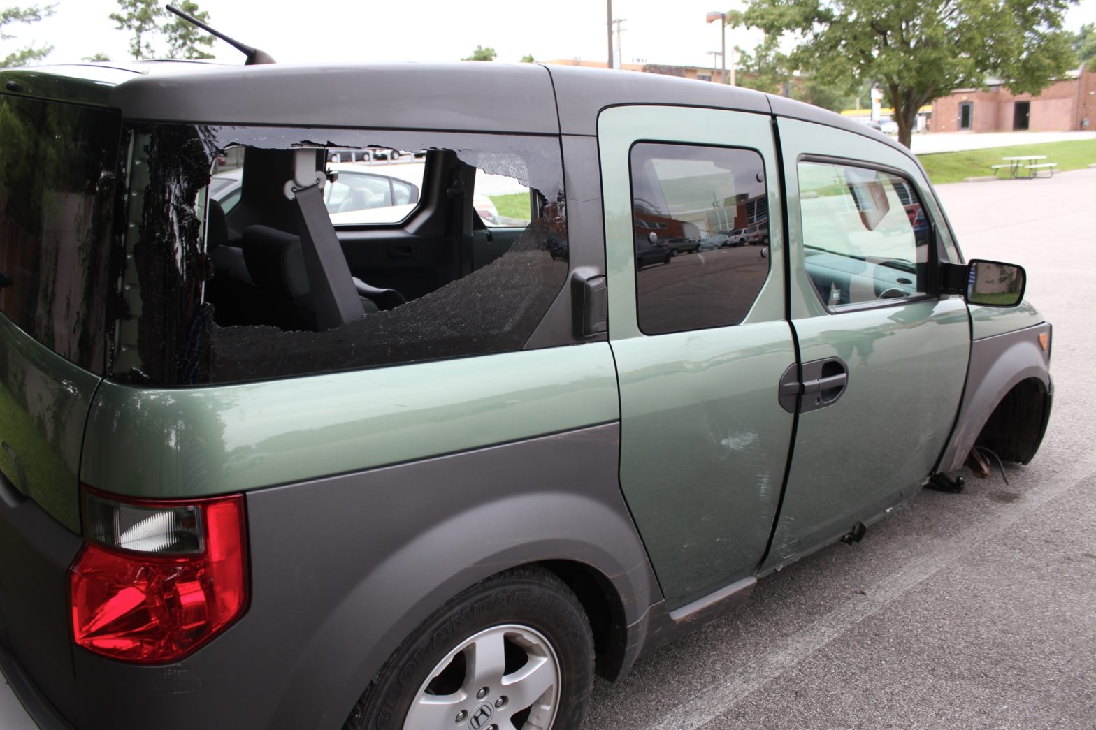 RIP 2004 Honda Element