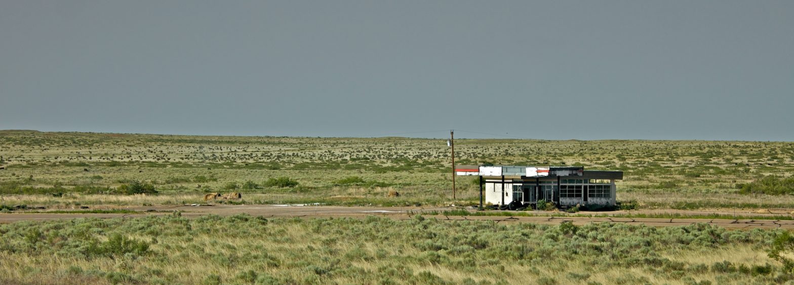 Route 66 Abandoned Gas Station, Texas