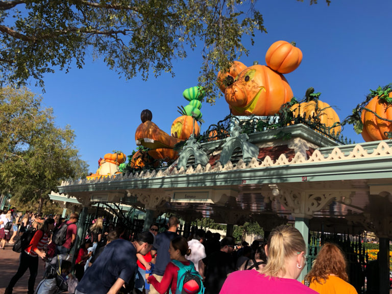 Halloween Decorations at Disneyland
