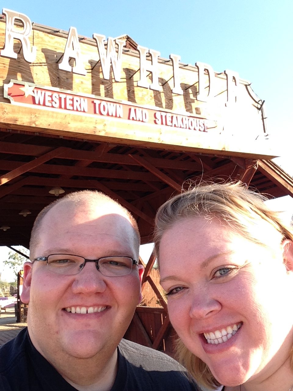 Evan and Crys at Rawhide