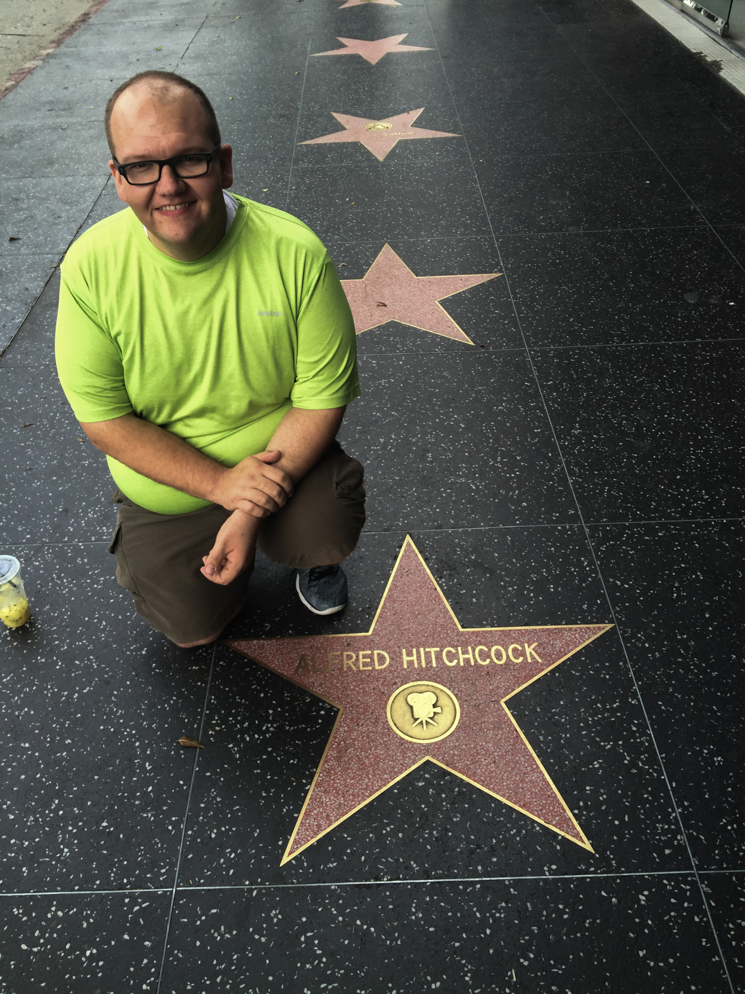 Alfred Hitchcock’s Star on Hollywood Blvd.