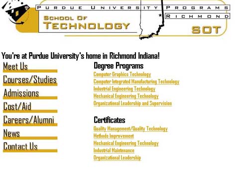 Purdue University, Richmond IN School of Technology