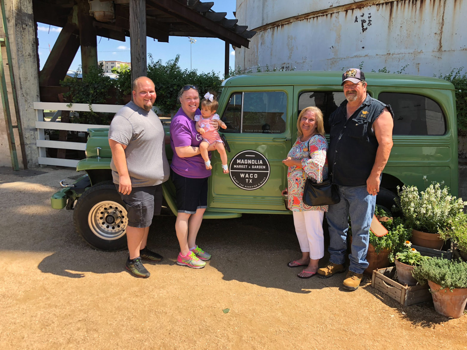 Family trip to Magnolia Market